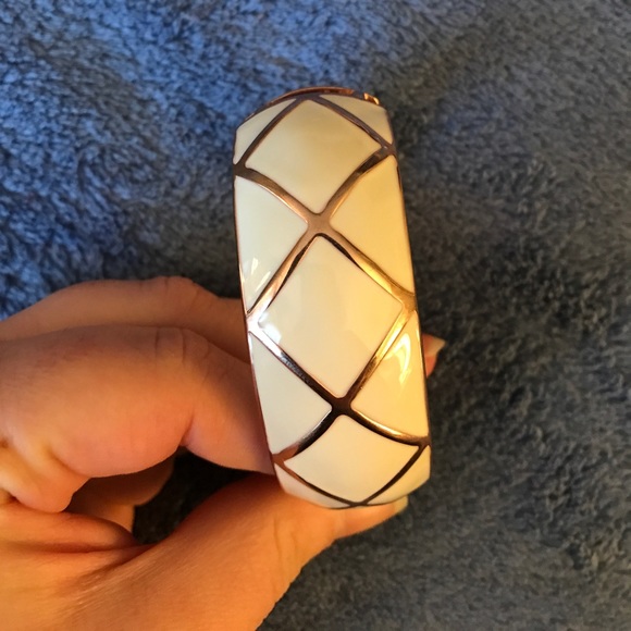 Premier "Rosie" Rose Gold and Enamel Bracelet - Picture 7 of 8